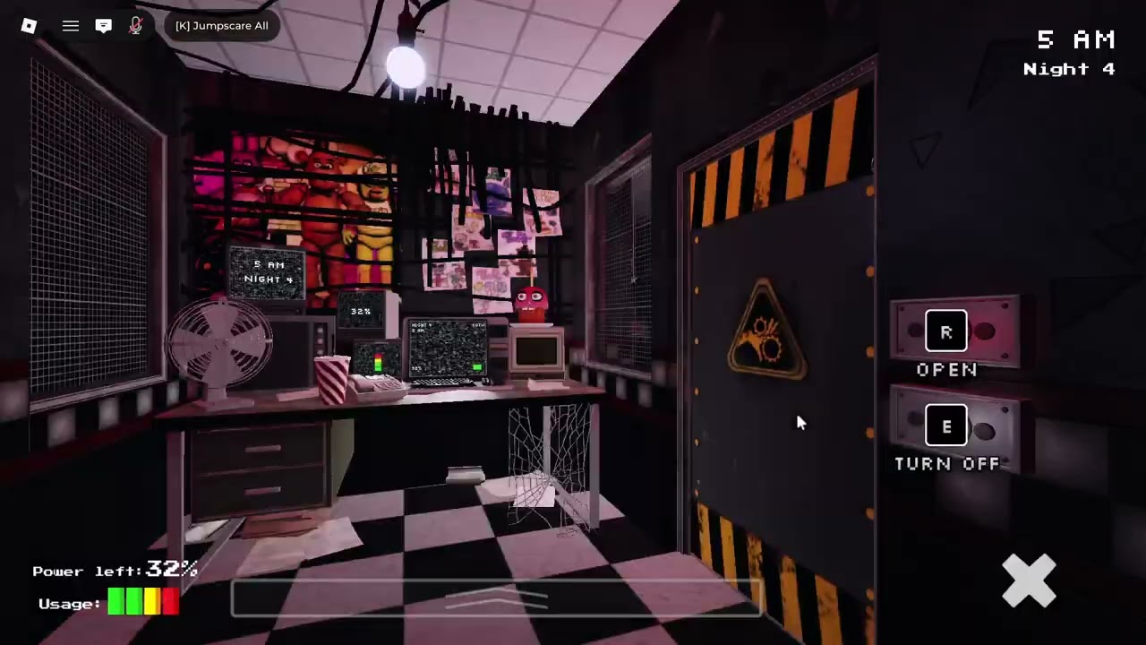 This was hell (Fnaf 1  night 4 completed)