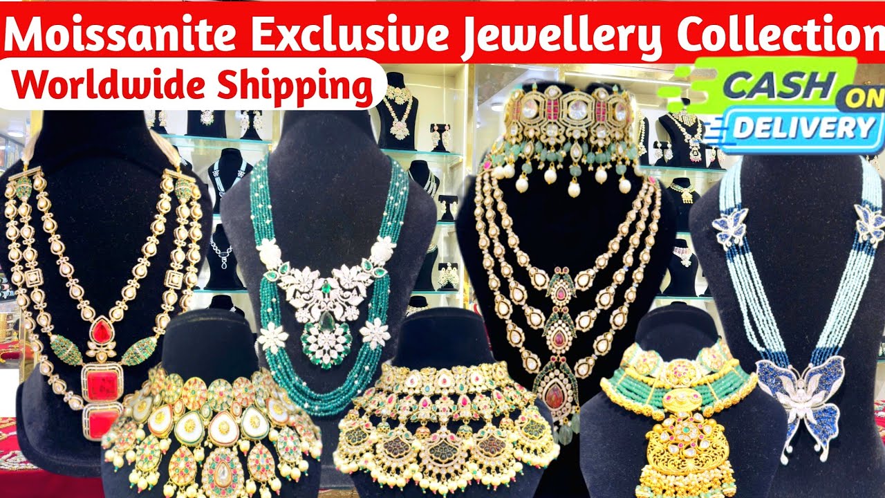सबसे सस्ता Moissanite Jewellery Collection 2025, bridal jewelery, Trending ad jewellery collection