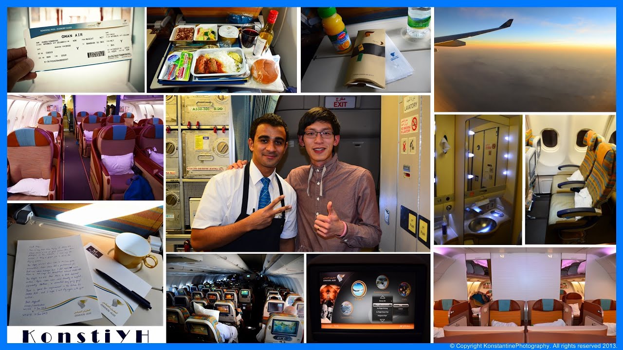 Oman Air Flight Review : WY815 Muscat to Bangkok by KonstiYH