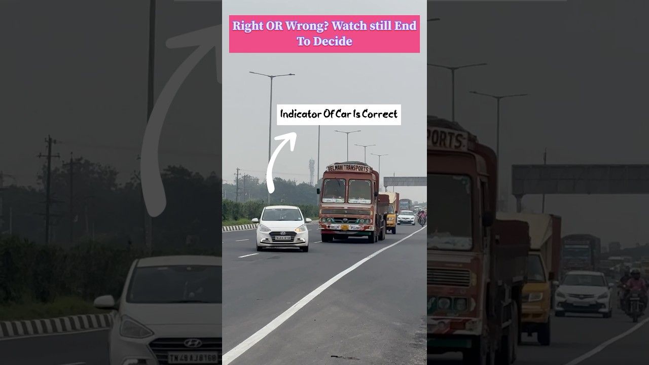 Right or wrong decide between truck and car on NH #right #wrong #decide #car #truck