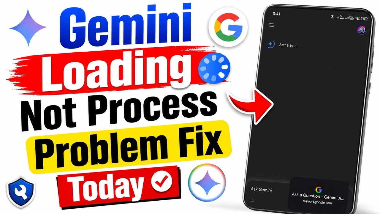 Gemini Loading Chat Failed Problem | Gemini Chat Not Loading | Gemini Chat History Not Showing Today