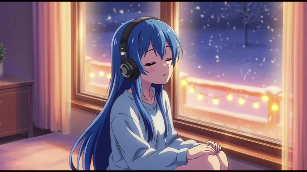 snow falling outside my window • lofi hip hop radio ❄️