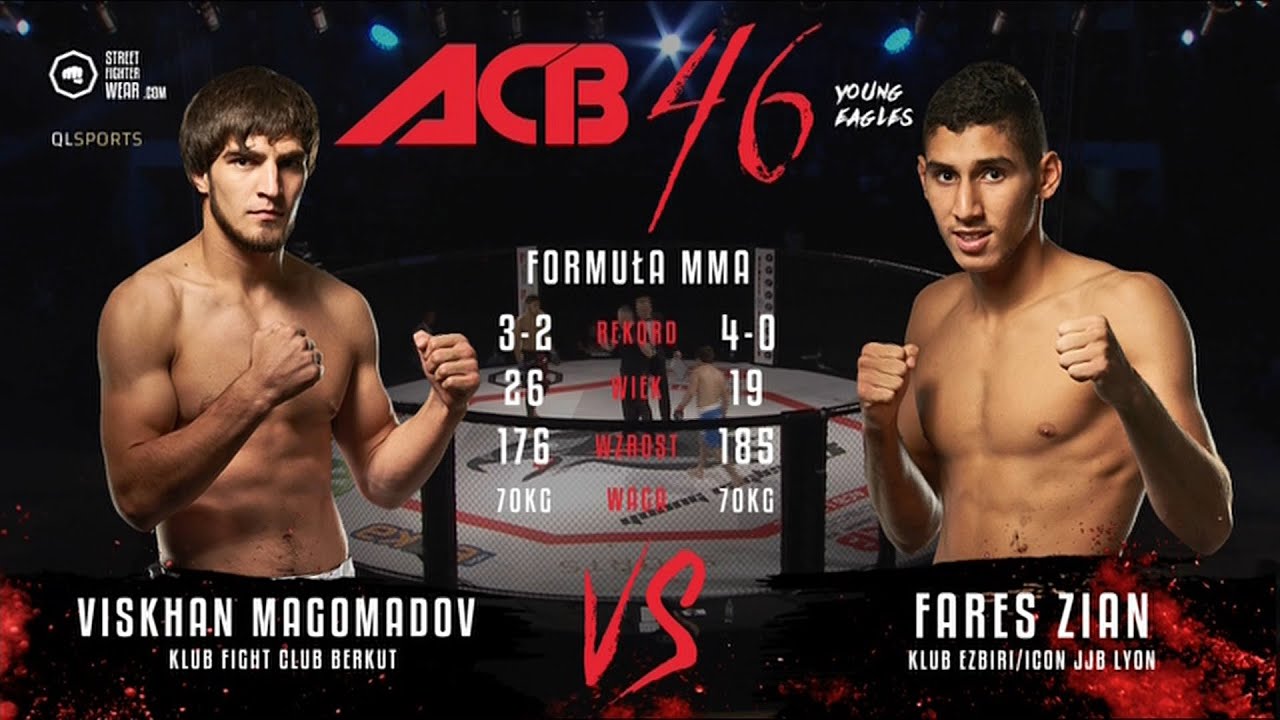 Висхан Магомадов vs. Фарез Зиам | Viskhan Magomadov vs. Fares Ziam | ACB 46 - Young Eagles 13
