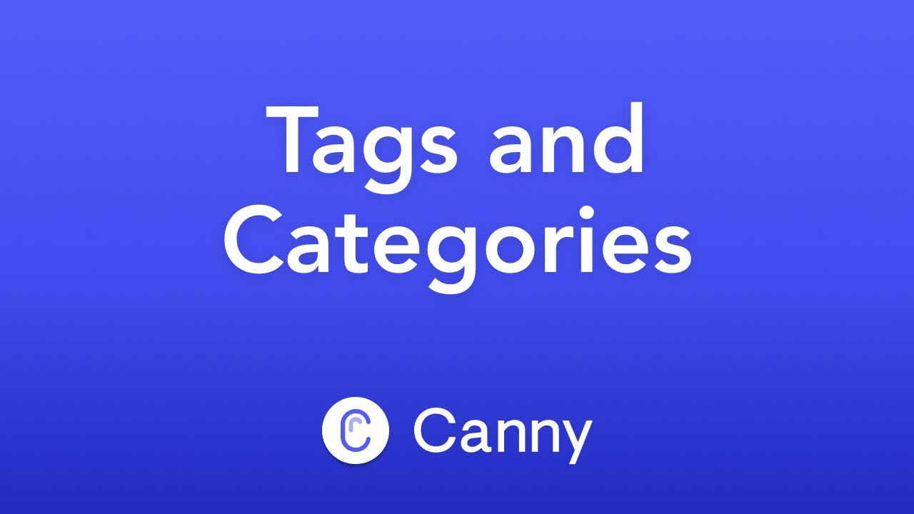 Tags & Categories