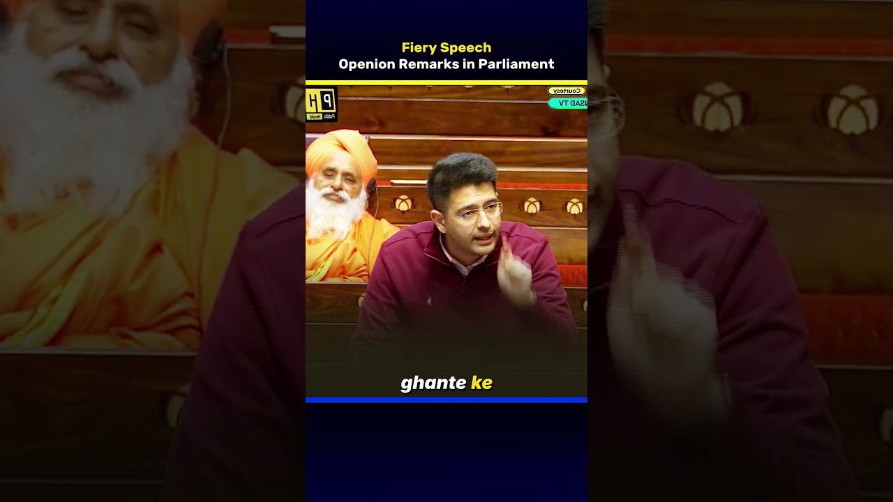 Raghav Chadha opening remarks in Parliament | Fiery Speech | Direct News