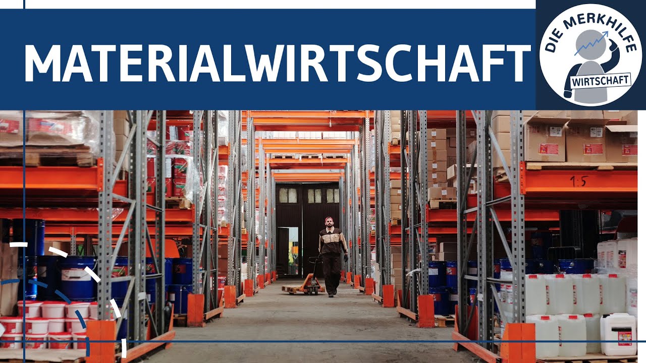 Was ist Materialwirtschaft? Definition, Entscheidungstatbestände, Aufgaben & Ziele einfach erklärt