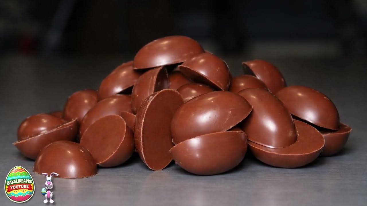 Easy Milk Chocolate Easter Eggs Tutorial
