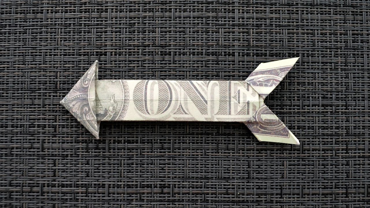 Cool MONEY ARROW | Dollar Origami | Tutorial DIY by NProkuda