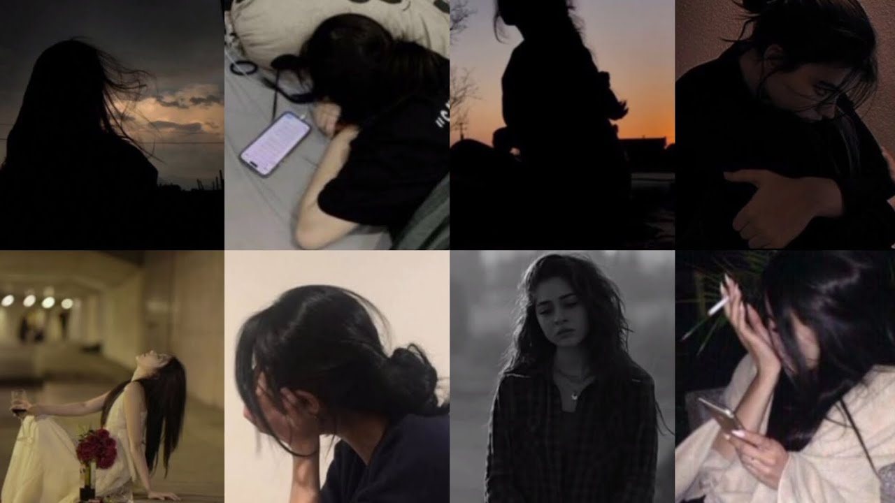 sad dp😔/broken heart girl black dpz💔/sad girl dp/alone girl dp🥺/photo l miss you pose/whatsapp dp 💔