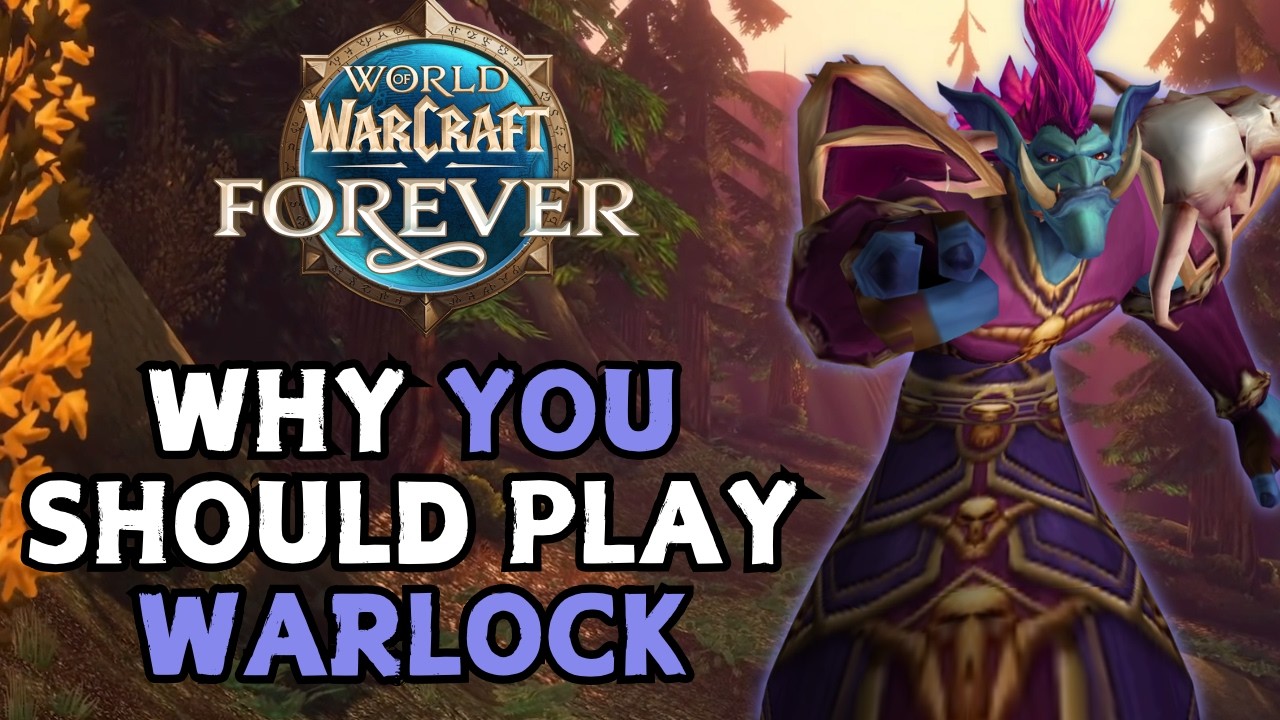 Почему стоит играть за ЧЕРНОКНИЖНИКА в WoW Forever | Гайд по выбору класса №4