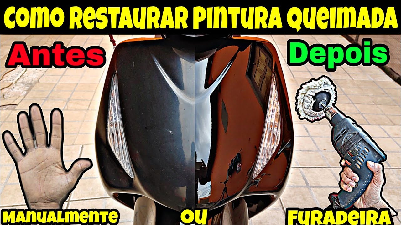 Como Restaurar Pintura Queimada de 2 formas em Casa.