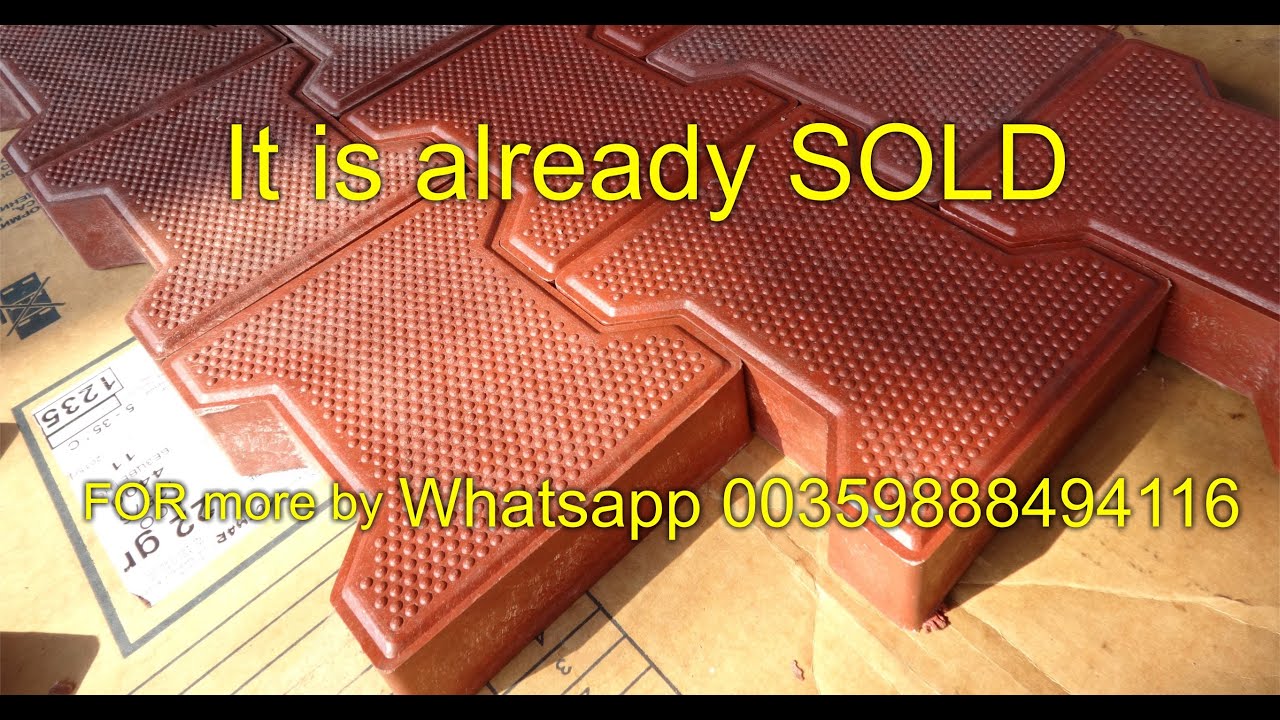 PLASTIC SAND machine for paving slabs 