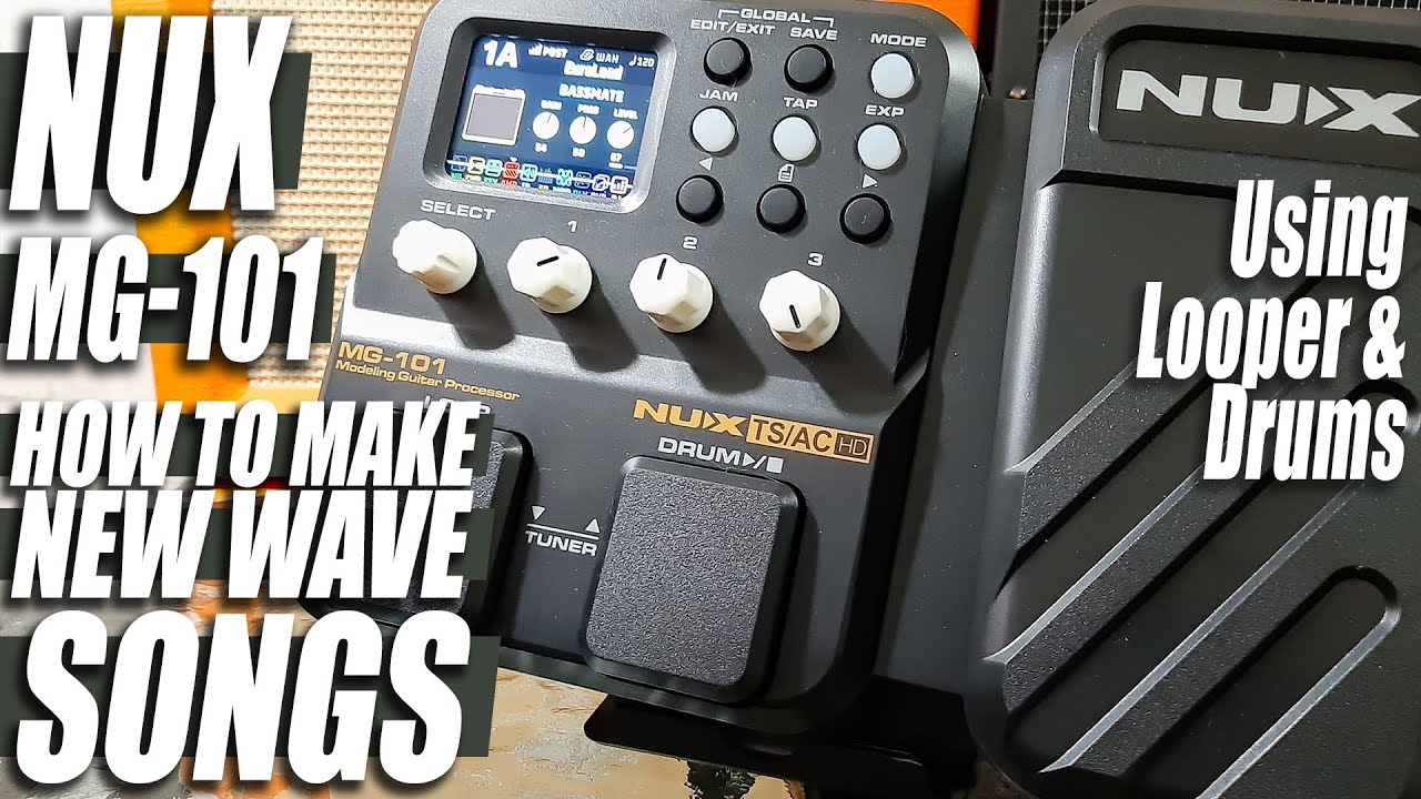 Multi-Effects PEDAL // NUX MG-101 || How To Make New Wave Dark Music [NO TALK / ONLY TONES]