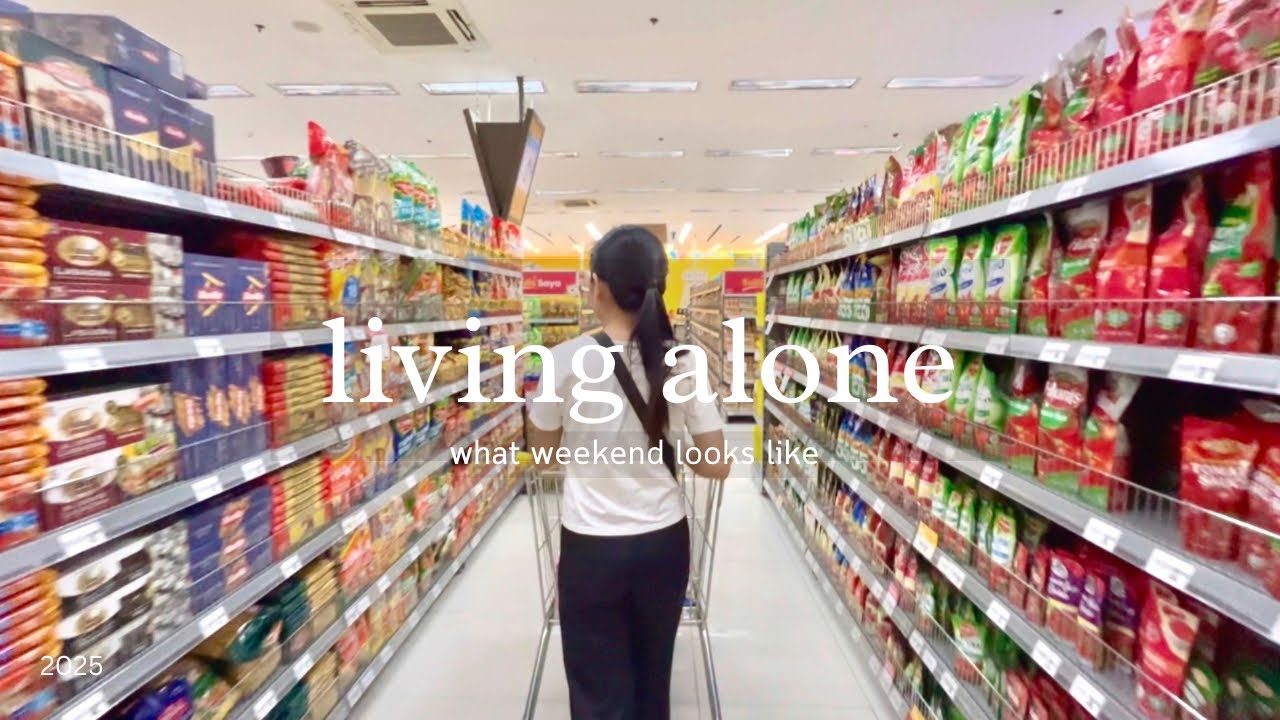 living alone in the Philippines — grocery with prices & why I started vlogging 🎥