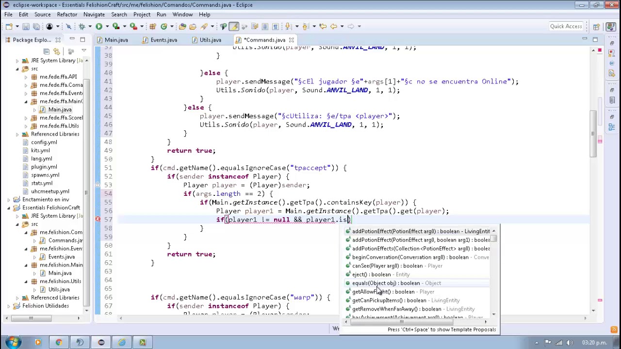 [Bukkit Coding] TPA and TPACCEPT command | Bukkit/Spigot