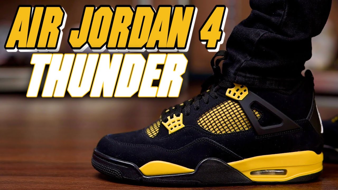 Air Jordan 4 THUNDER 2023 Review & On Foot