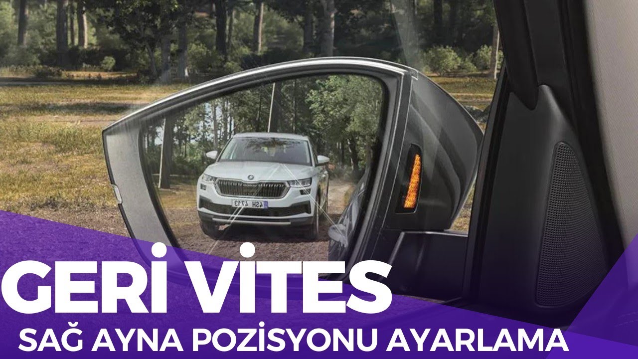 geri vites anaryada ayna pozisyonu ayarlama  nasıl aşağı iner -reversing mirror position adjustment