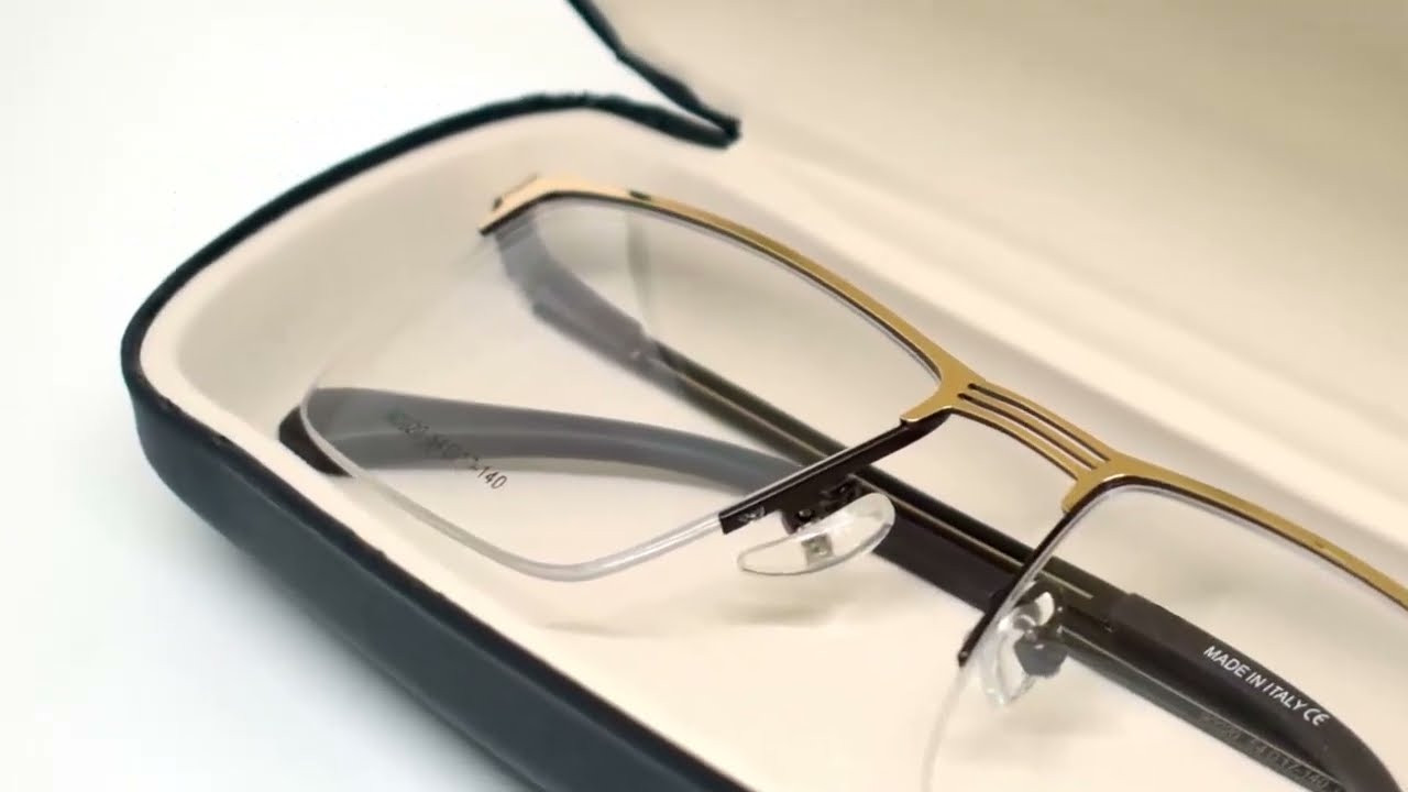 Ray Ban Golden Half Rim Frame