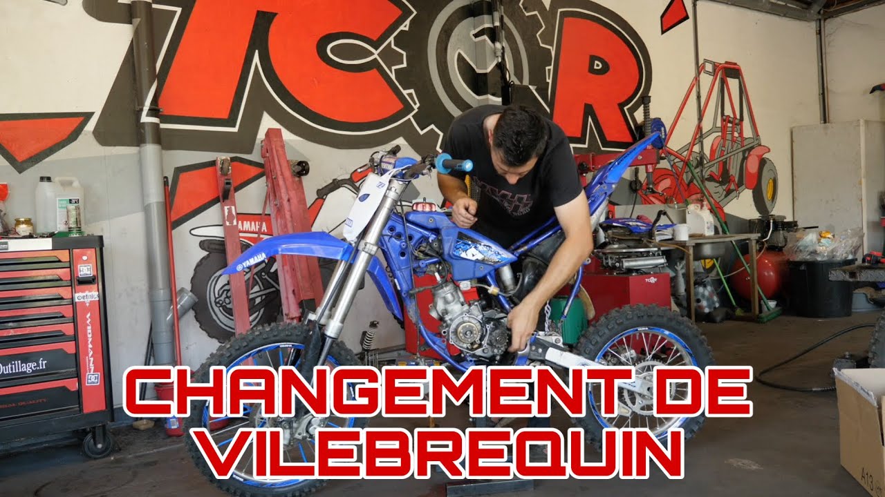 ON OUVRE EN 2 LE MOTEUR DE CETTE 85 YZ - CHANGEMENT DE VILEBREQUIN