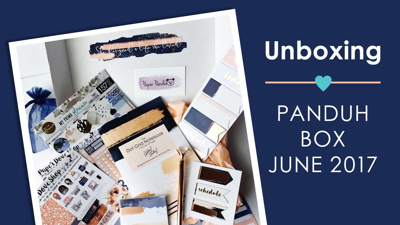 Unboxing Paper Panduh Box June 2017 Collab with Ashley Shelly