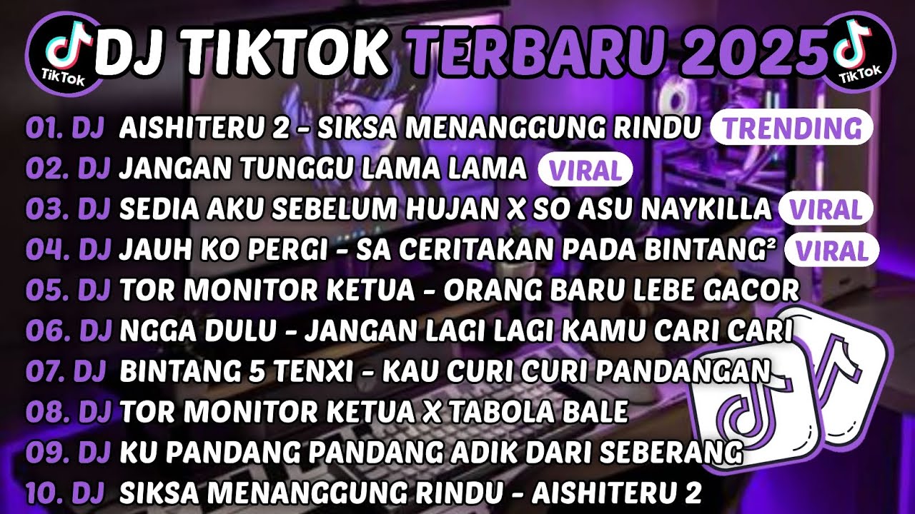 DJ TIKTOK TERBARU 2025-🎵DJ AISHITERU 2 - SIKSA MENANGGUNG RINDU🎵DJ JANGAN TUNGGU LAMA LAMA