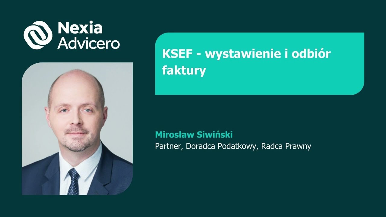 KSeF - wystawienie i odbiór faktury