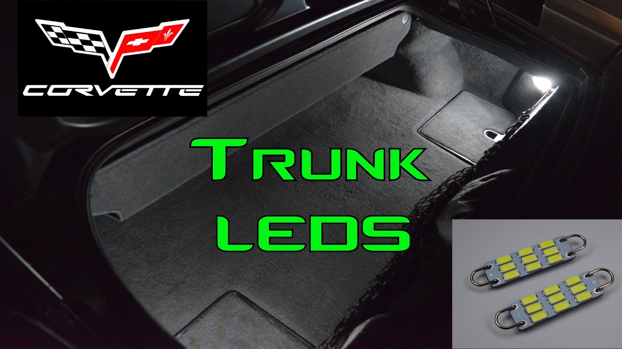 C6 Corvette - Trunk and Vanity LED Install - Vette-lights.com