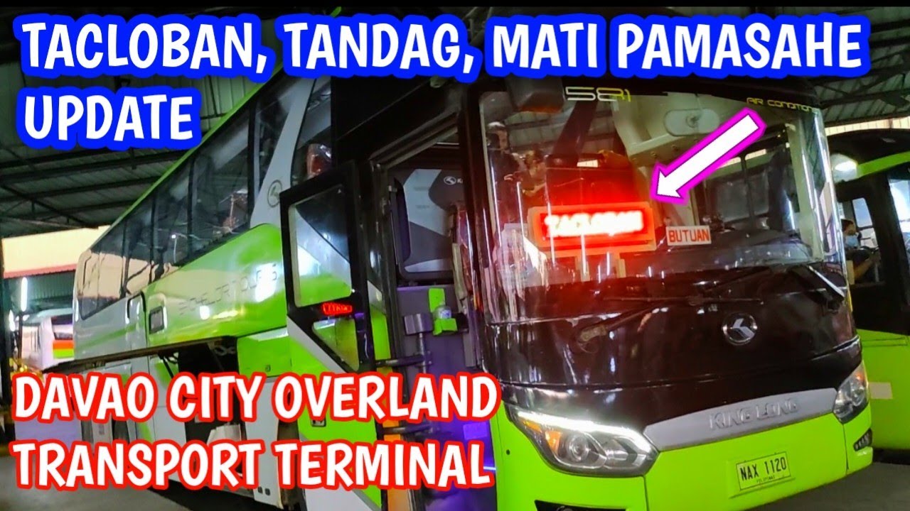 TACLOBAN CITY, TANDAG CITY, MATI CITY BUS PAMASAHE UPDATE MARCH 2023