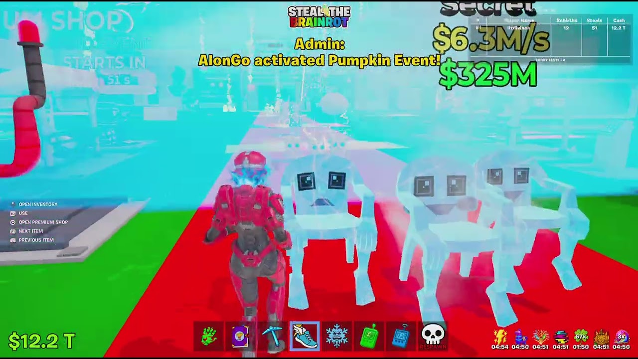 Crazy. Admin abuse. Steal the Brainrot