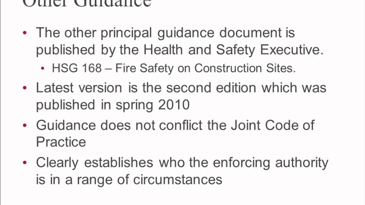 Fire & Prevention on Construction Sites