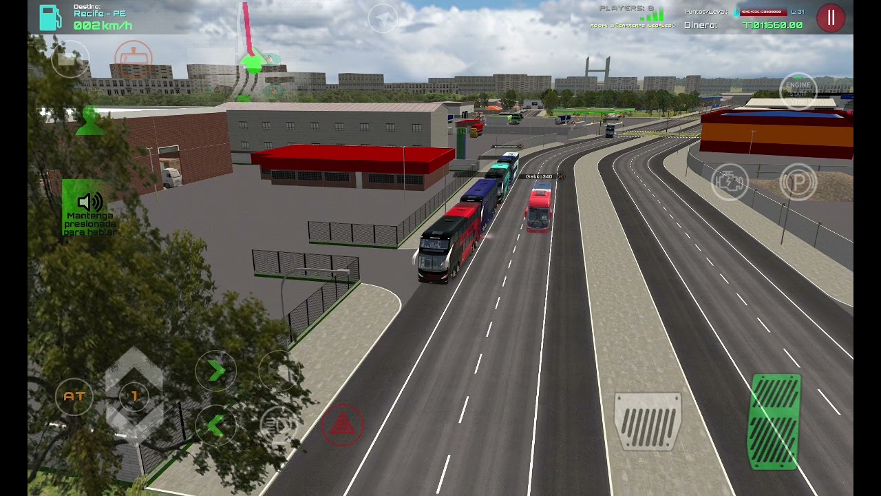 Driver's Jobs Online Simulator. Convoy en buses Marco Polo G8. Mapa de Picos.