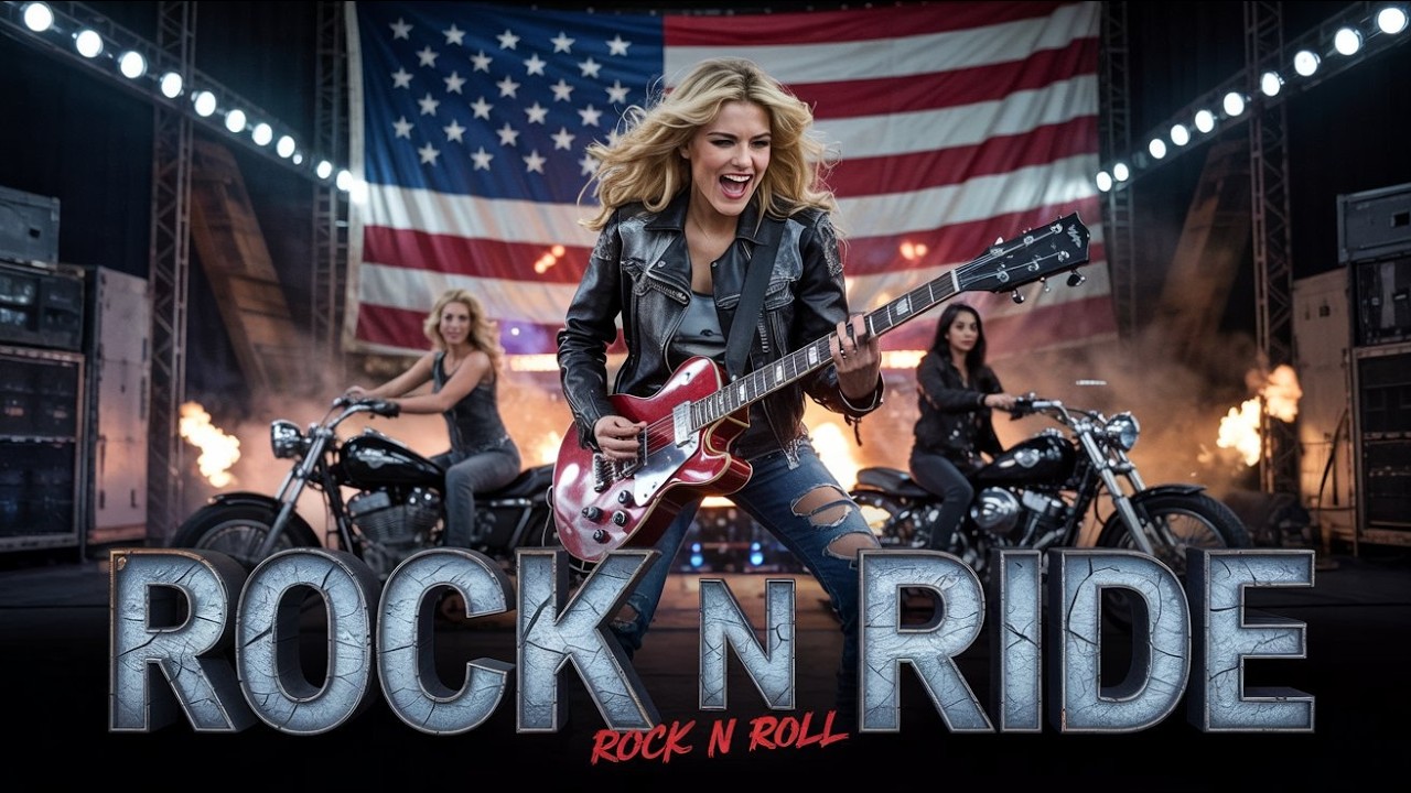 Best Music Rock N Roll 🎸 Rock N Ride 🔥 Chrome Noise | Rock the Distance