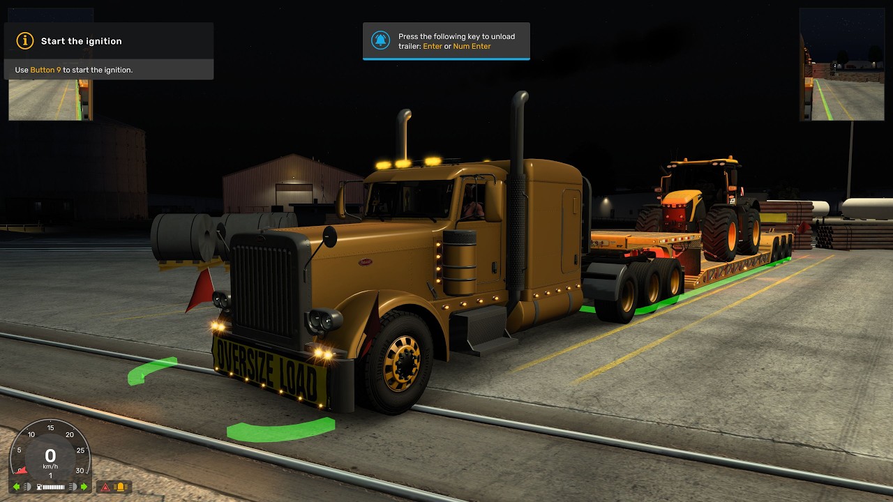 PETERBILT 389 - TRACTOR JCB FASTRAC 4220 9 TONNES