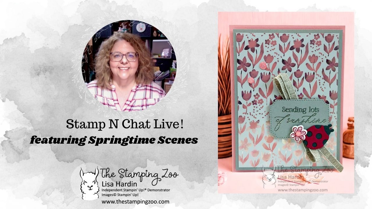 Stamp N Chat Live with Springtime Scenes