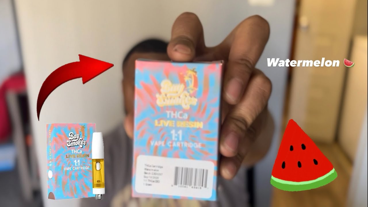 Bay Smokes Watermelon THCA Live Resin Review 🍉🔥 | 1:1 Cartridge Breakdown 🚀💨