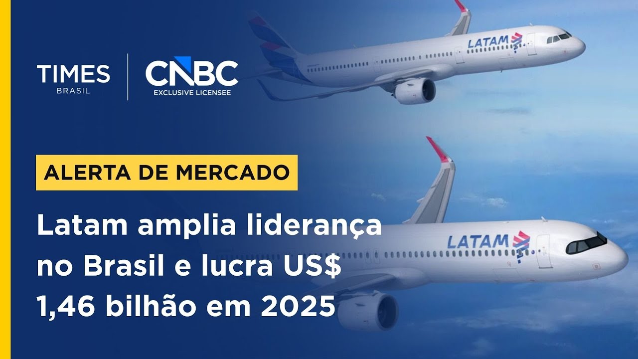 Lucro da Latam cresce quase 50% em 2025 e reforça domínio no mercado brasileiro | ALERTA DE MERCADO