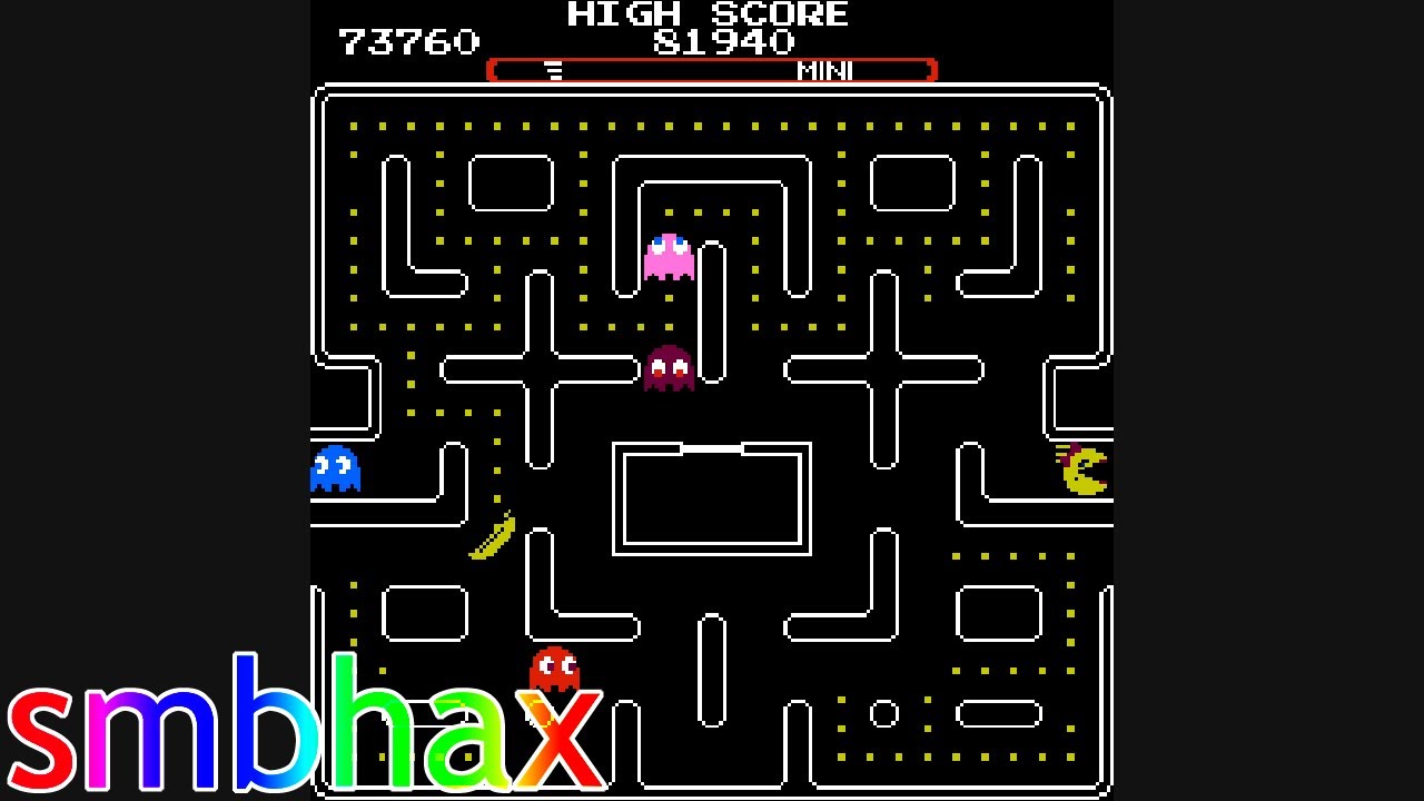 Ms. Pac-Man (Tengen) NES - "MINI" mazes w/ BOOSTER are fun! Watch out for horrors in "STRANGE"! =O