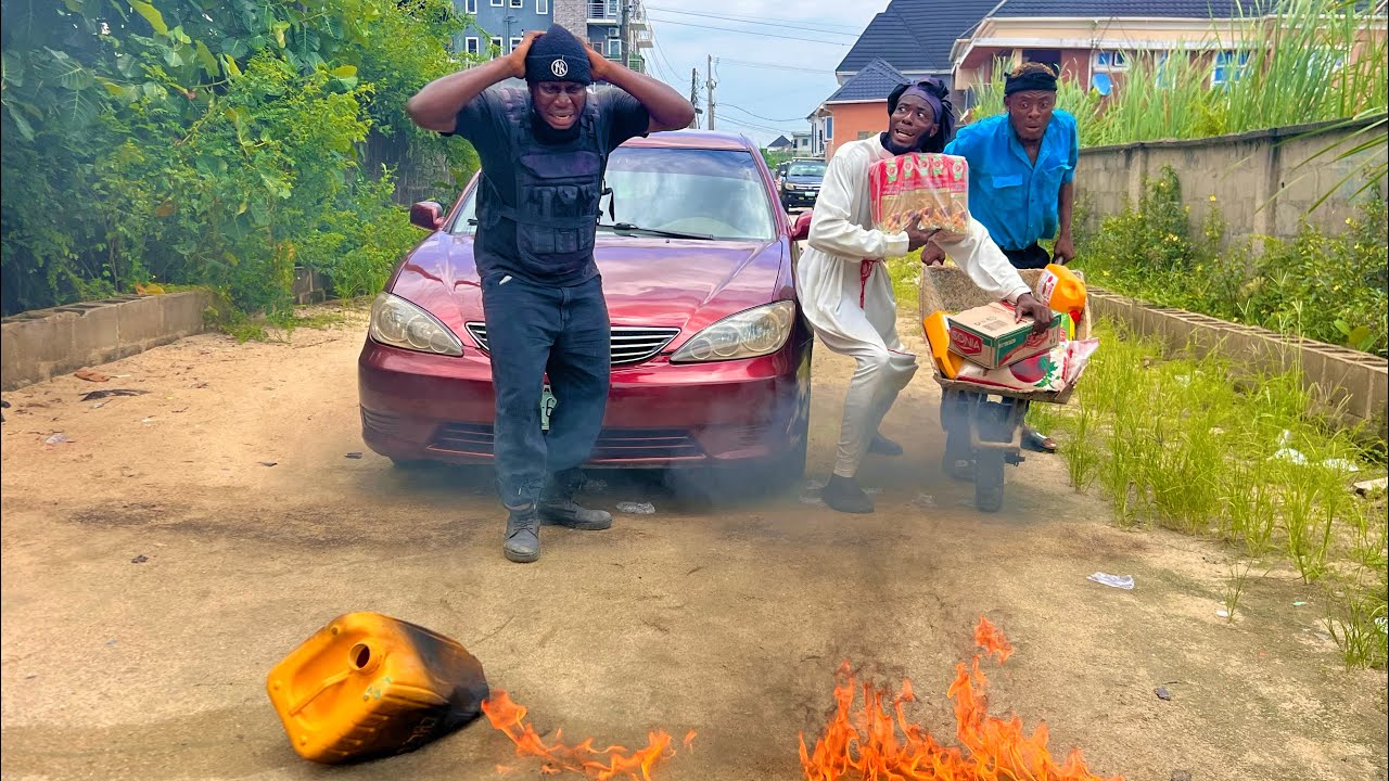 The fire ll Markangelcomedy ft mumu police comedy