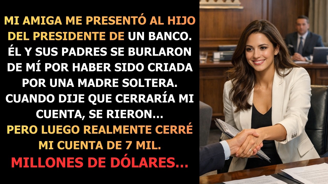 El hijo del presidente de un banco se burló de mi familia monoparental… hasta que cerré un trato