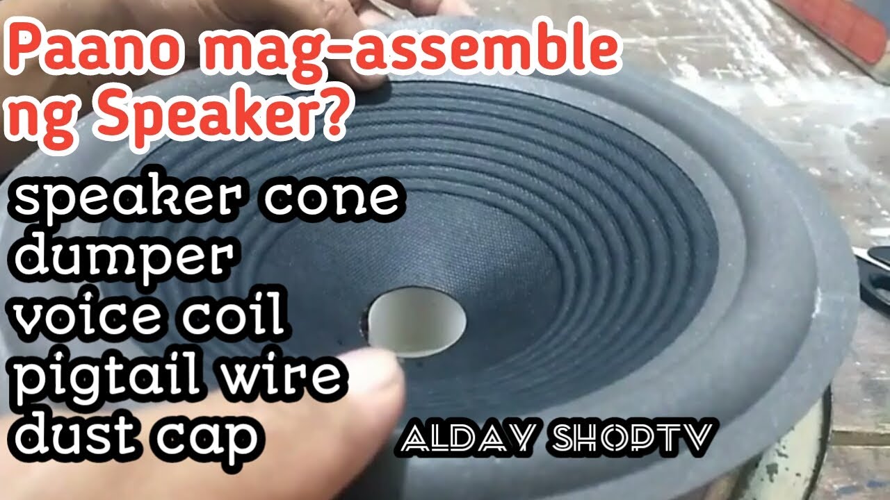 Paano mag-repair ng speaker?