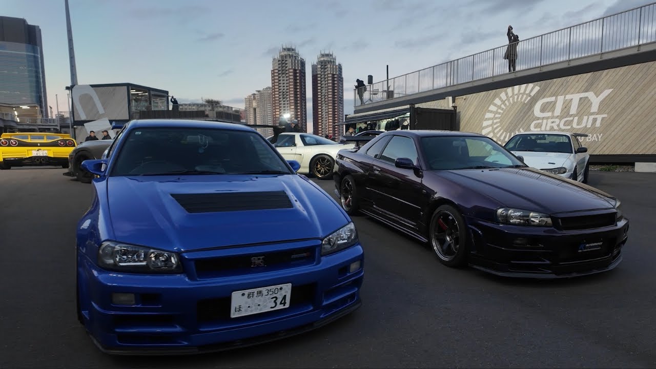 Моя первая автомобильная встреча в Токио, Япония!