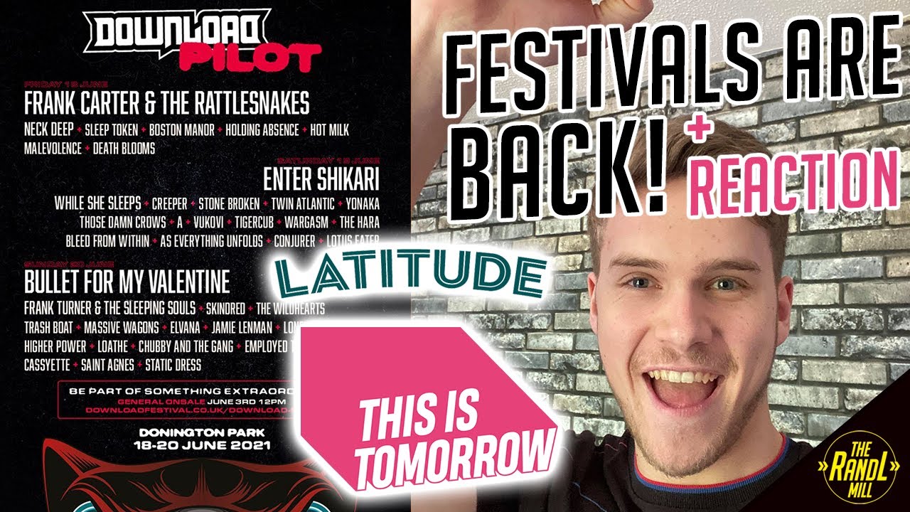 FESTIVALS ARE BACK!!!! │Download Pilot, Latitude and This is Tomorrow REACTION!