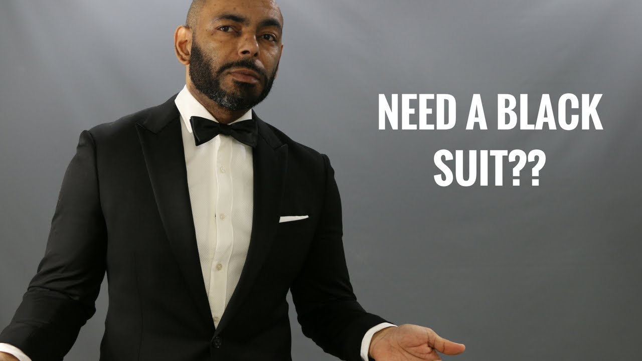 How And When To Wear A Black Suit/Do You Need A Black Suit?/Pros And Cons Of Black Suits