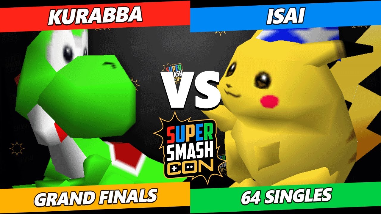 SSC 2023 GRAND FINALS - Isai (Pikachu) Vs. Kurabba (Yoshi) Smash 64 - SSB64
