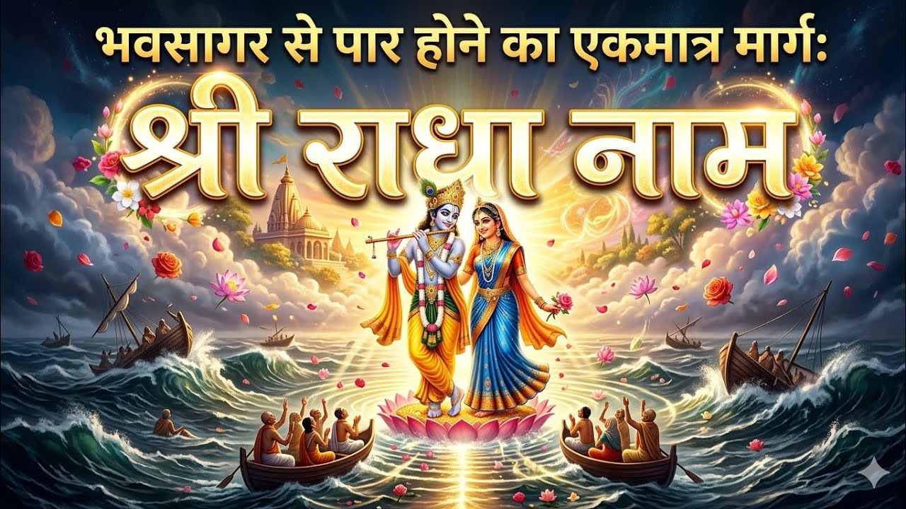 भवसागर से पार होने का एकमात्र मार्गः श्री राधा नाम...... | Radharani ka ashirwad⁩ #motivation​ #maa​
