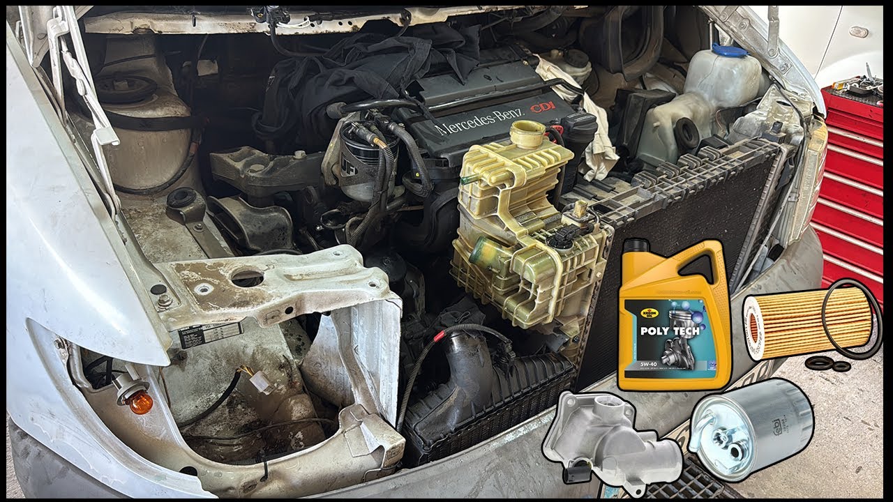 COMO CAMBIAR TERMOSTATO | FILTRO DEL GASOIL | ACEITE Y FILTRO | MERCEDES VITO W638 112CDI