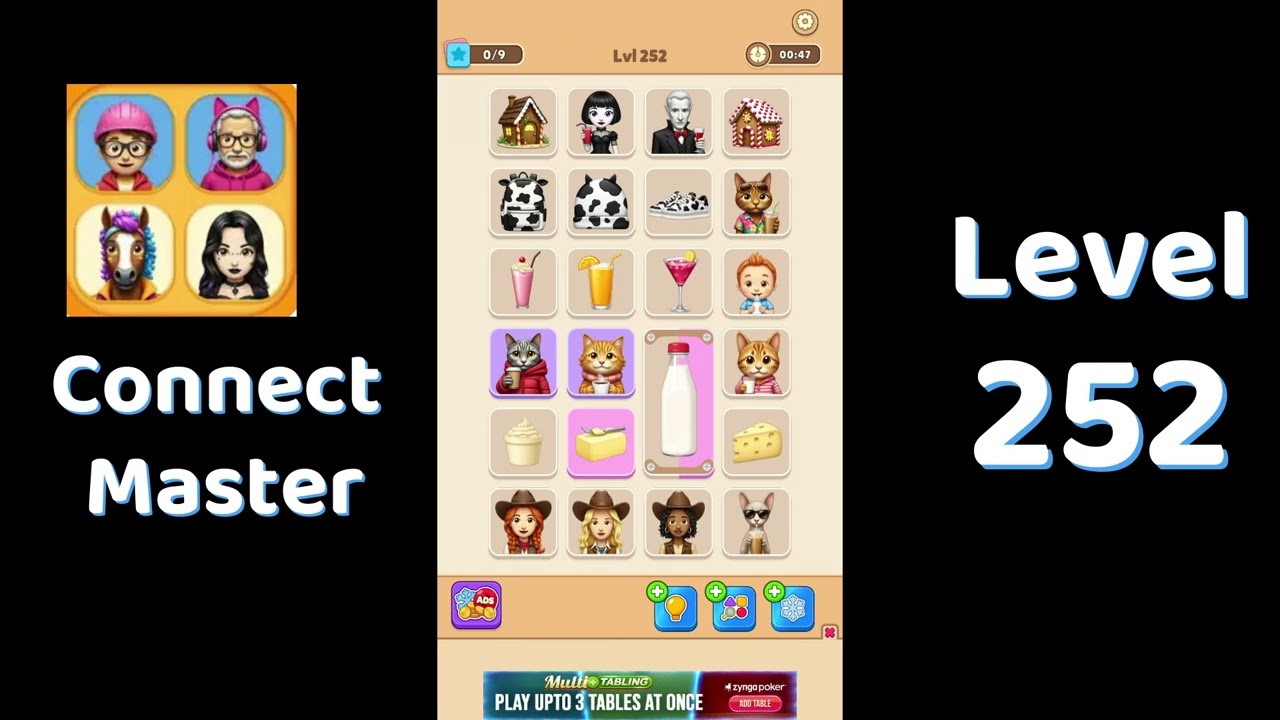 Connect Master Level 252 Walkthrough 🧩 | Match Puzzle | Puzzle Solutions & Tips | Go Answer