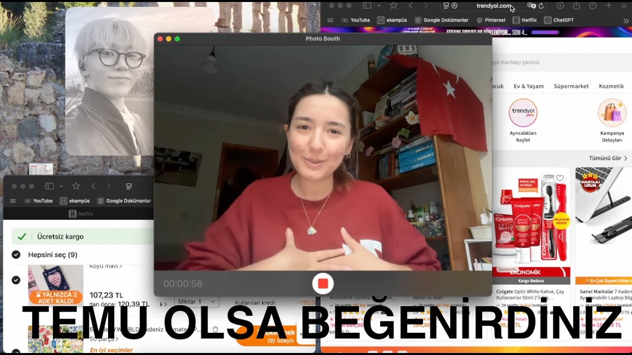 temu sepetimdekileri türkiye içinden buluyorum