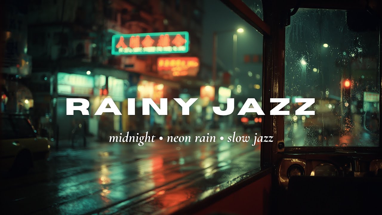 rainy night jazz 🌧️ slow jazz for sleep & study (project 01: hong kong)