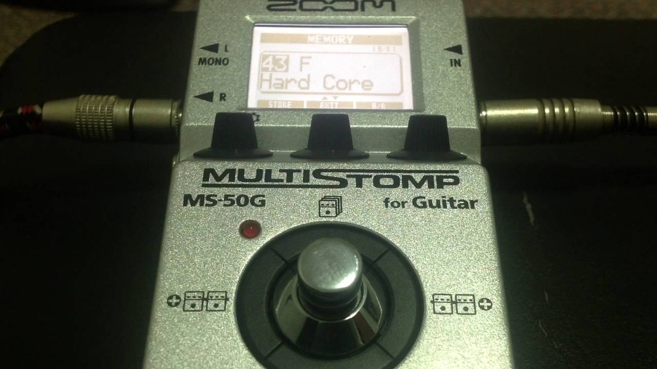 ZOOM MS-50g Drives, Distortions, Whammy e Solos (Leandrão)